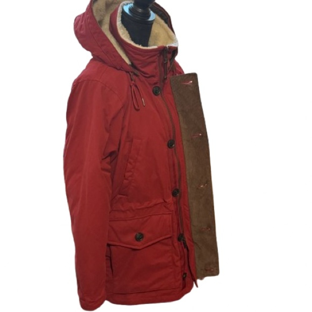 Abercrombie & Fitch Hooded Ultra Parker Down Jacket Coat
Mens Red Large - Picture 12 of 16